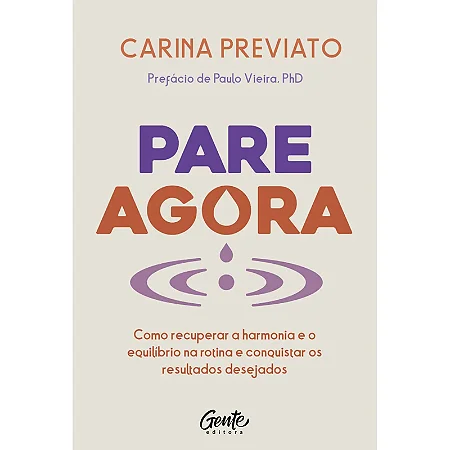 Livro Pare agora