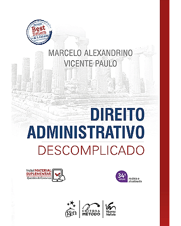 Livro  Direito Administrativo Descomplicado Alexandrino