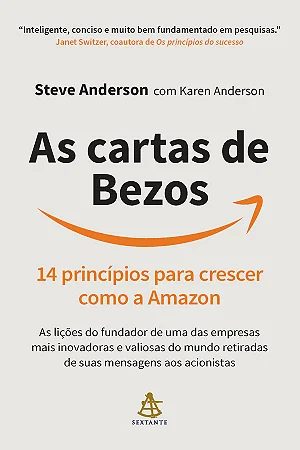 Livro As cartas de Bezos