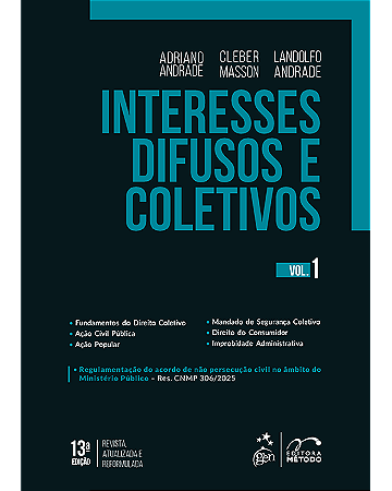 Livro Interesses Difusos e Coletivos  Vol.1 Andrade