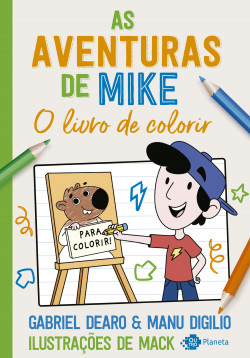 Livro As aventuras de Mike o livro de colorir