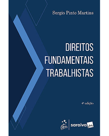 Livro Direitos Fundamentais Trabalhistas Martins