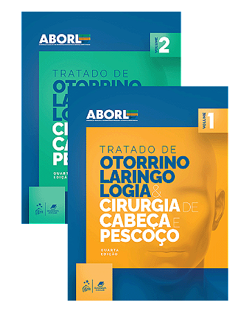 Livro Tratado de Otorrinolaringologia e Cirurgia de Cabeça e Pescoço 2Vol. ABORL-CCF