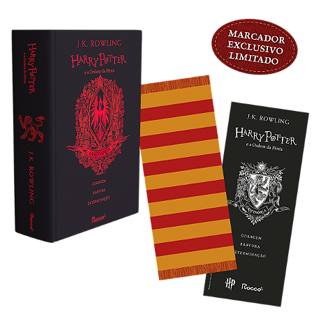 Livro Harry Potter e a Ordem da Fênix (GRIFINÓRIA)