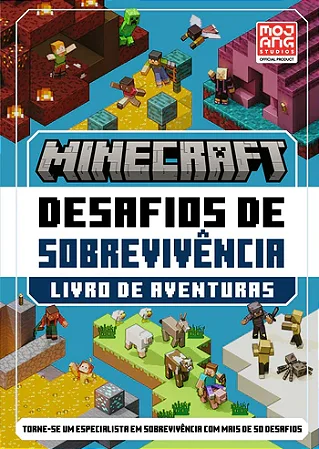Livro Minecraft: Desafios de Sobrevivência