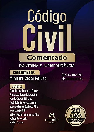 Livro Código Civil Comentado Manole