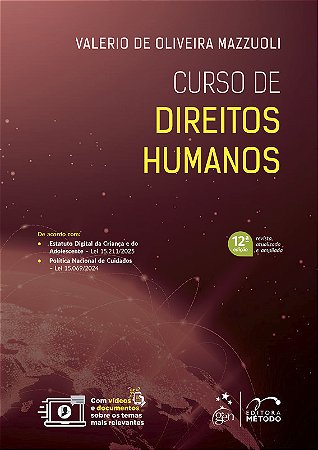 Livro Curso de Direitos Humanos 12ª Edição 2026