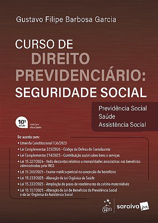 Livro Curso Direito Previdenciário 10ª Edição 2026