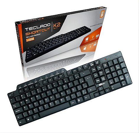 Teclado Padrao ShortCut USB  K2
