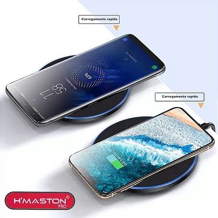 Carregador por Indução S/ Fio Wireless Turbo