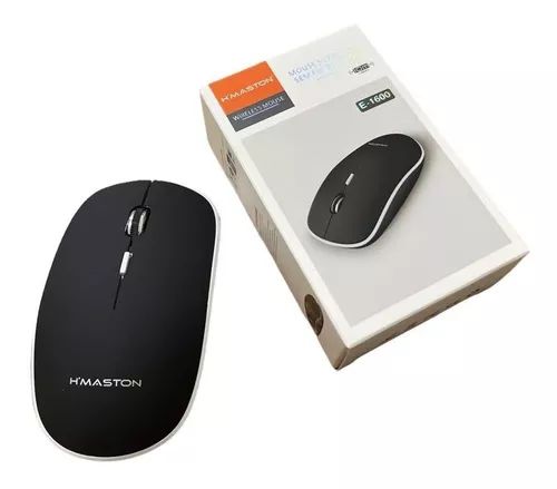 Mouse sem fio recarregável H'maston preto