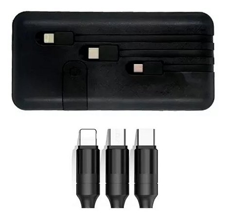 Carregador Portátil Power Bank Bateria Celular 10000mah