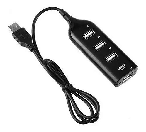 Hub 4 Portas Interface Usb 2.0 Plug Multi