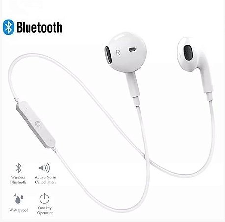 Fone de Ouvido Bluetooth com Fio MP3 C/ Microfone - Fenixmegaloja.com.br