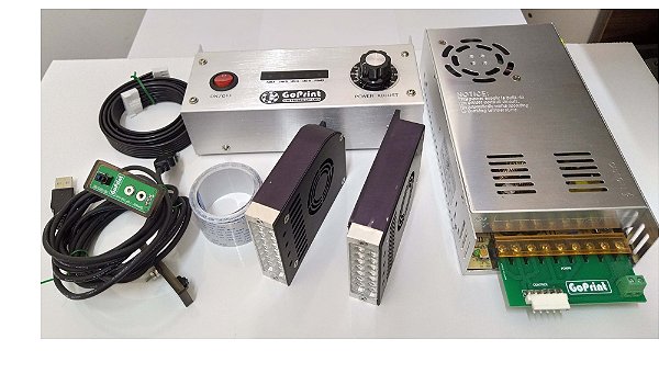 Kit UV Led 240w para conversão de plotters ecosolvente