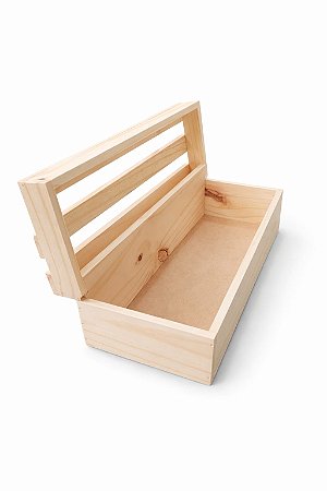 Caixa de Madeira Pinus para Vinho