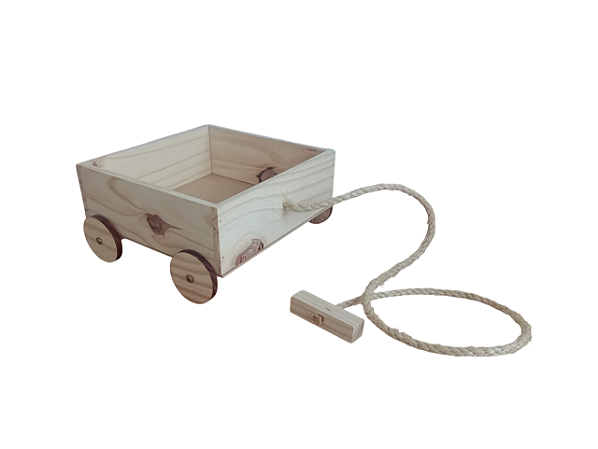 Bandeja Carrinho em Pinus