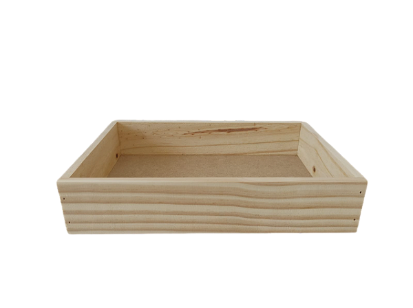 BANDEJA LISA EM PINUS - MEDIDAS INTERNAS