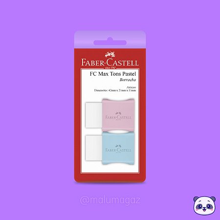 Borracha FABER CASTELL Tons Pastel Mix 2 Unidades