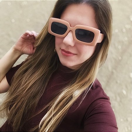 Óculos de Sol Alê - Creme