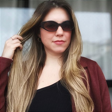 Óculos de Sol Franciele - Marrom