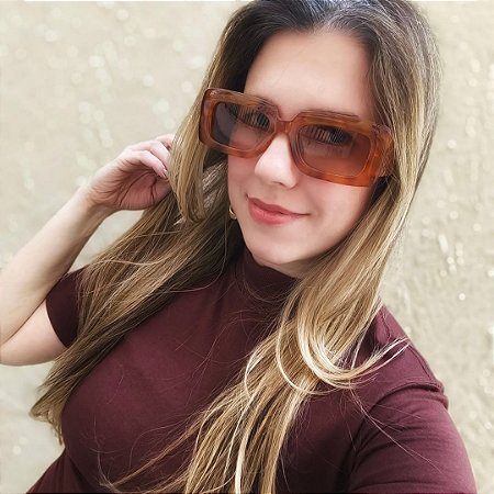 Óculos de Sol Alê - Tartaruga Claro