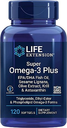 Super Ômega 3 Plus - 120 Cápsulas Softgel