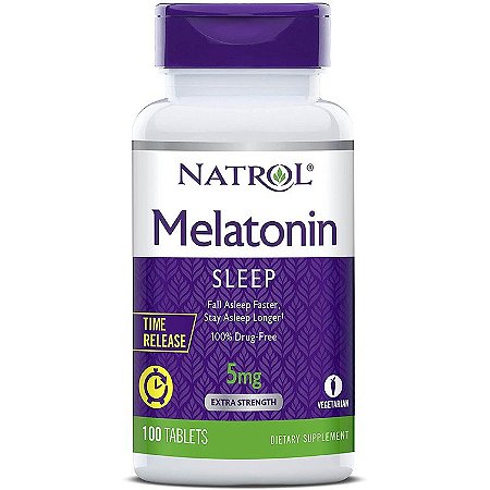 Melatonina time release, 5 mg - 100 Comprimidos