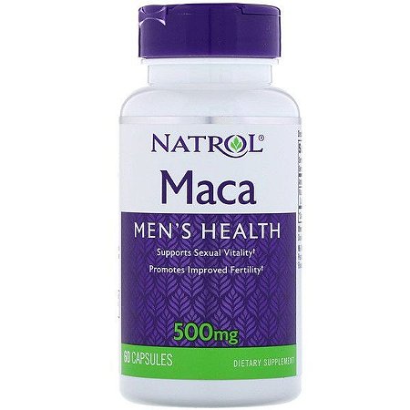 Maca, 500 mg, 60 cápsulas