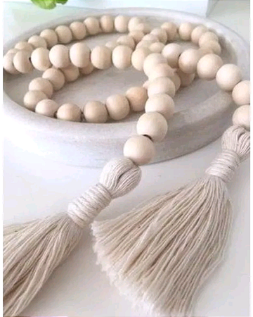 Colar de mesa rústico com tassel