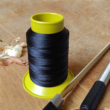 Linha de Nylon N°60 para Encrinamento Preta - 23g