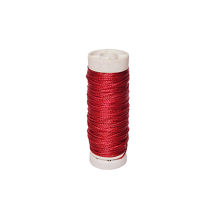 Linha de Nylon N°20 Vermelha para Guarnição do Arco - 20m