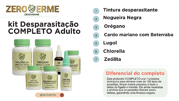 Desparasitação Hulda Clark (protocolo completo)