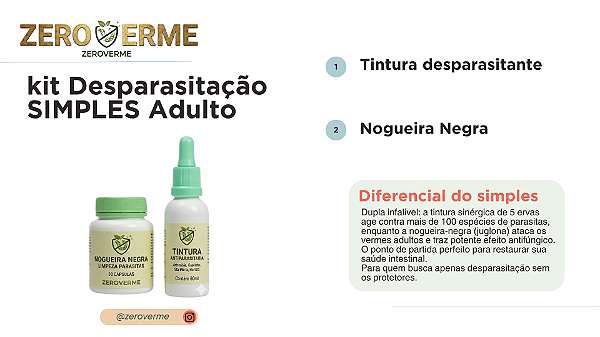 Desparasitação Hulda Clark (protocolo simples)