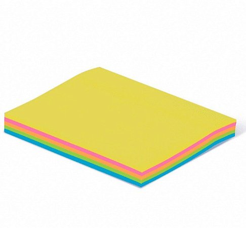 Bloco Adesivo Neon Grande 100 FL