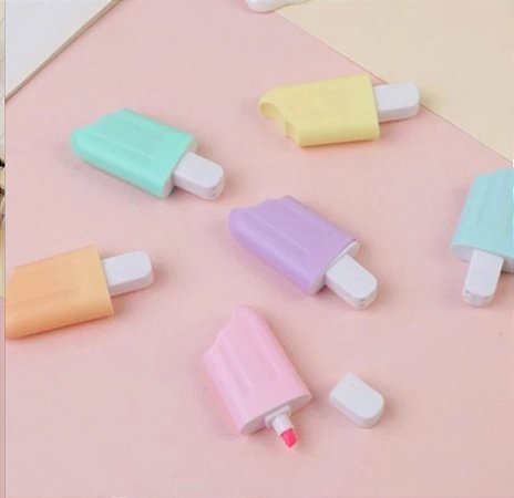 Marca texto de sorvete