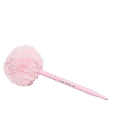 Caneta Esferográfica Pompom Pink Vibes