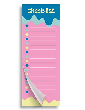 Bloco Para Anotações Hello Checklist com 30 Folhas 90g DAC