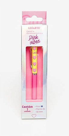 Caneta Coração Pink Vibes