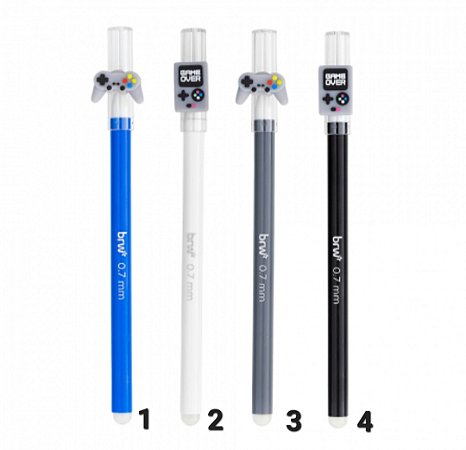 Caneta Esferográfica Apagável Gamer 0.7MM BRW