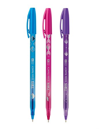 Caneta Esferográfica Slide Fancy 1.0mm Tris