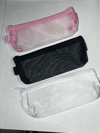 Estojo telinha transparente