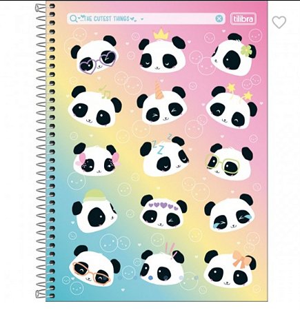 Caderno Universitário Lovely Friend 1 Mat Tilibra