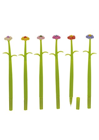 Caneta Gel Flowers Pequena 0.5mm Molin