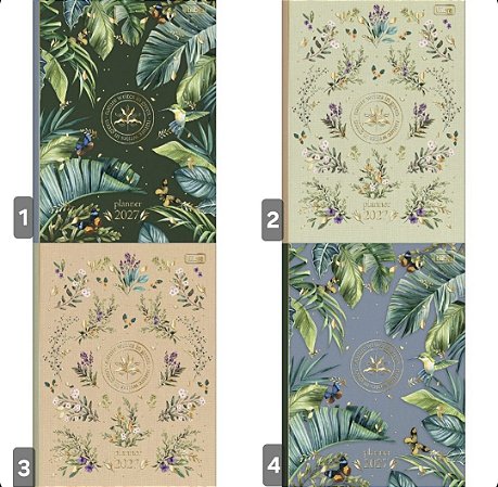 Planner Grampeado Naturalis 2027 Tilibra 20x27,5cm | Planejamento Anual e Mensal, Metas e Controle Financeiro