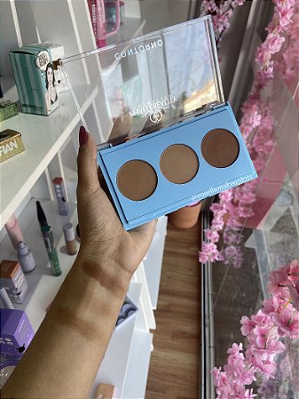 Paleta de contorno em pó Phallebeauty
