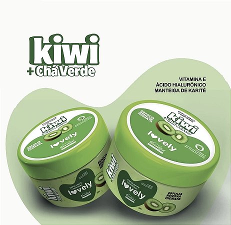 Esfoliante corporal kiwi linha lovely Face Beautiful