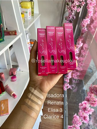 Corretivo Líquido Sinta-se miss Rose