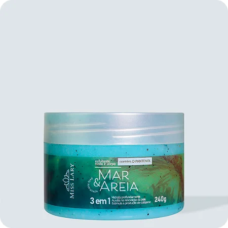 ESFOLIANTE CORPO E ROSTO - MAR & AREIA