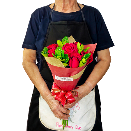 Buquê Eternidade Mini - Até Que A Última Rosa...!